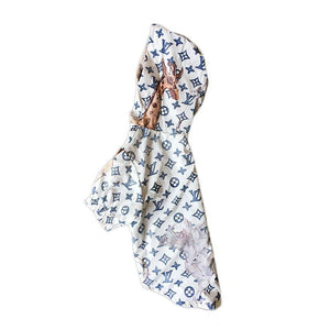 Chewy V Jungle Rain Jacket Hype Pups designer dog clothes.