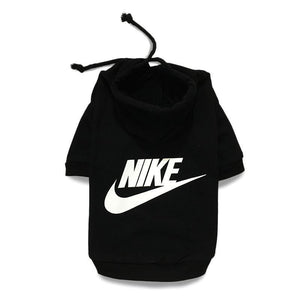 Swoosh Dog Hoodie Hype Pups designer dog clothes.