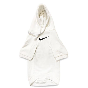 Swoosh Dog Hoodie Hype Pups designer dog clothes.
