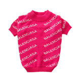 Pawlenciaga All Over Sweater Rose Red
