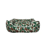 Cozy Camo Pup Cuddle Bed