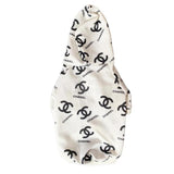 Chewnel All Over Logo Hoodie Hype Pups designer dog clothes.