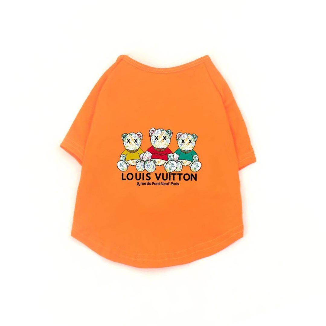 Chewy V Bear Tee Hype Pups designer dog clothes.