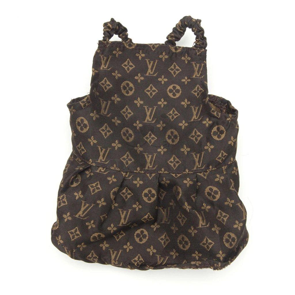 Chewy V Monogram Dress Hype Pups designer dog clothes.