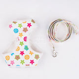 Chewy V Monogram Harness & Leash Hype Pups designer dog clothes.