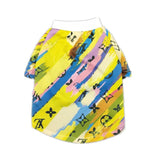 Chewy V Painted Tee Hype Pups designer dog clothes.