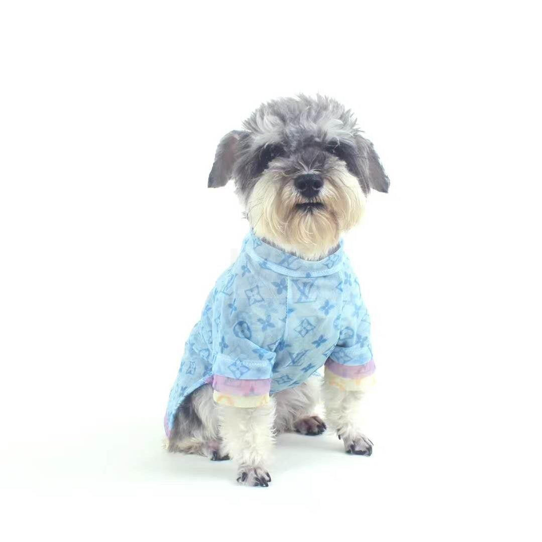 Chewy V Tri-Colour Sheer Tee Hype Pups designer dog clothes.