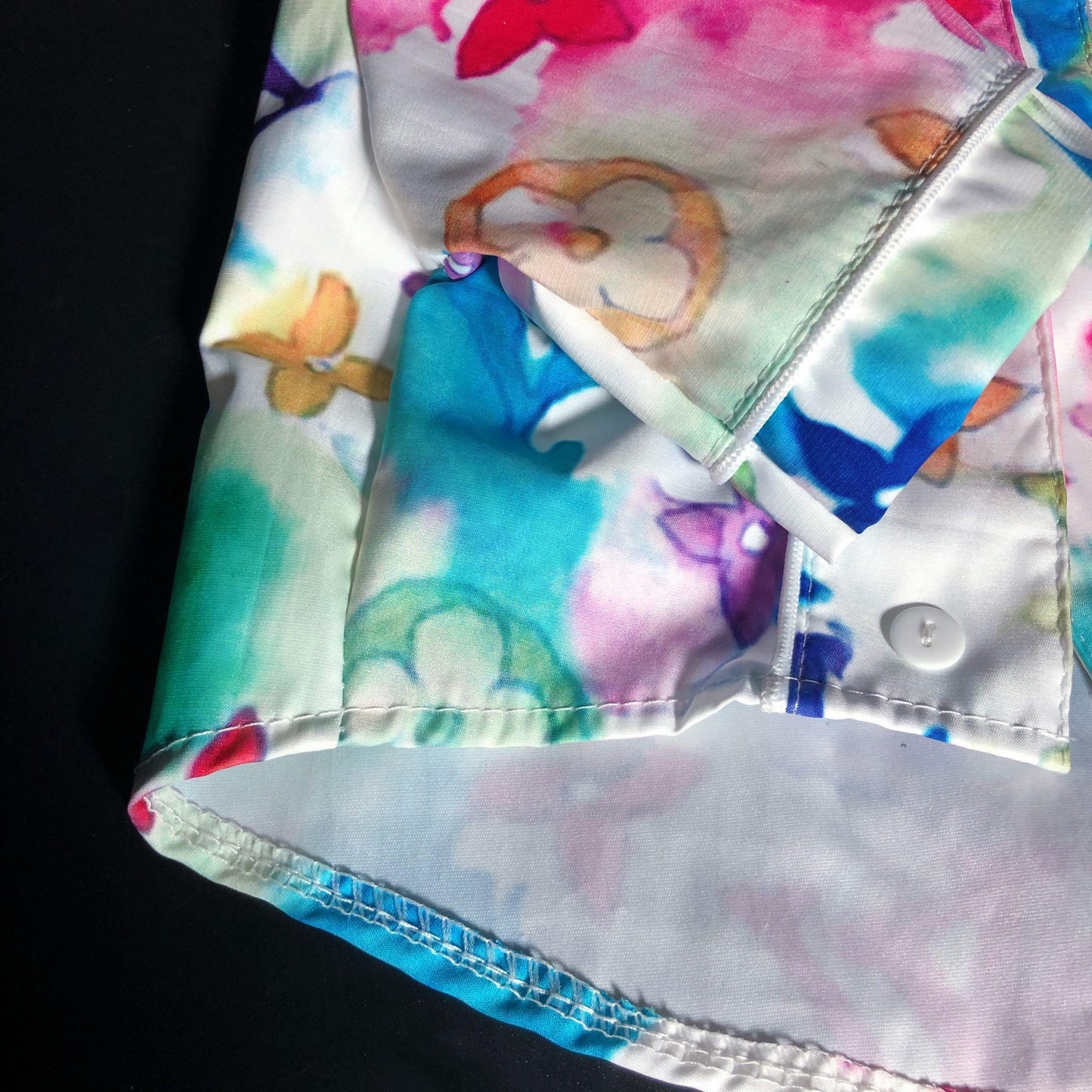 Chewy V Watercolor Shirt Hype Pups designer dog clothes.