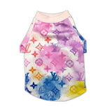 Chewy V Watercolor Tee Hype Pups designer dog clothes.