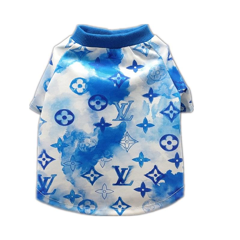 Chewy V Watercolor Tee Hype Pups designer dog clothes.