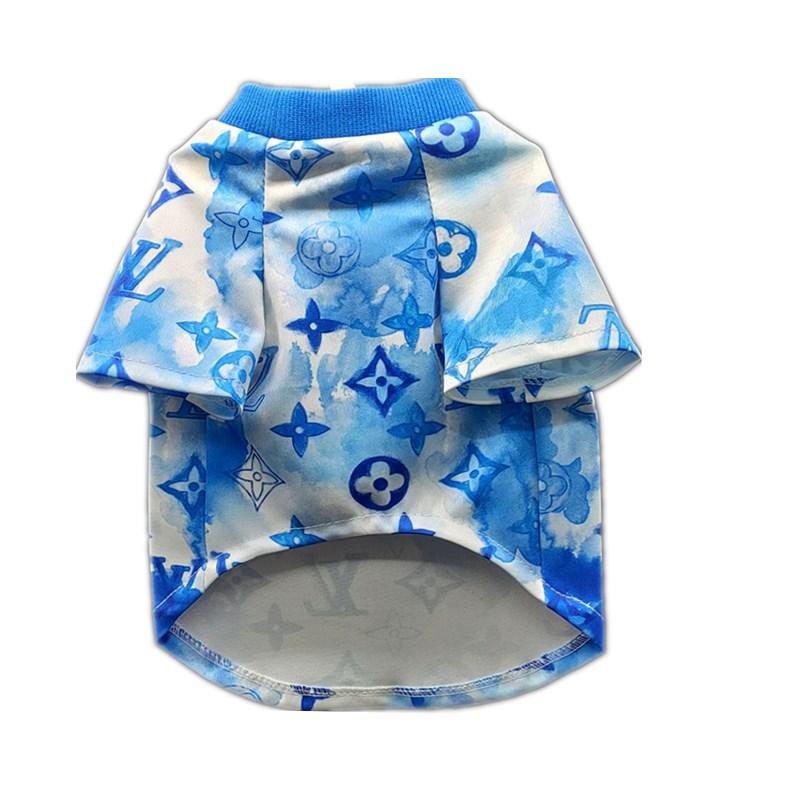 Chewy V Watercolor Tee Hype Pups designer dog clothes.