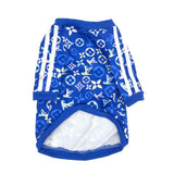 Chewy V x Swoosh Sweatshirt Hype Pups designer dog clothes.