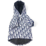 Dogior Monogram Windbreaker Hype Pups designer dog clothes.