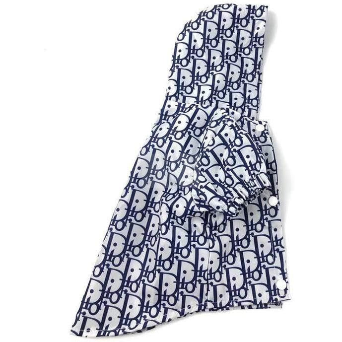 Dogior Monogram Windbreaker Hype Pups designer dog clothes.