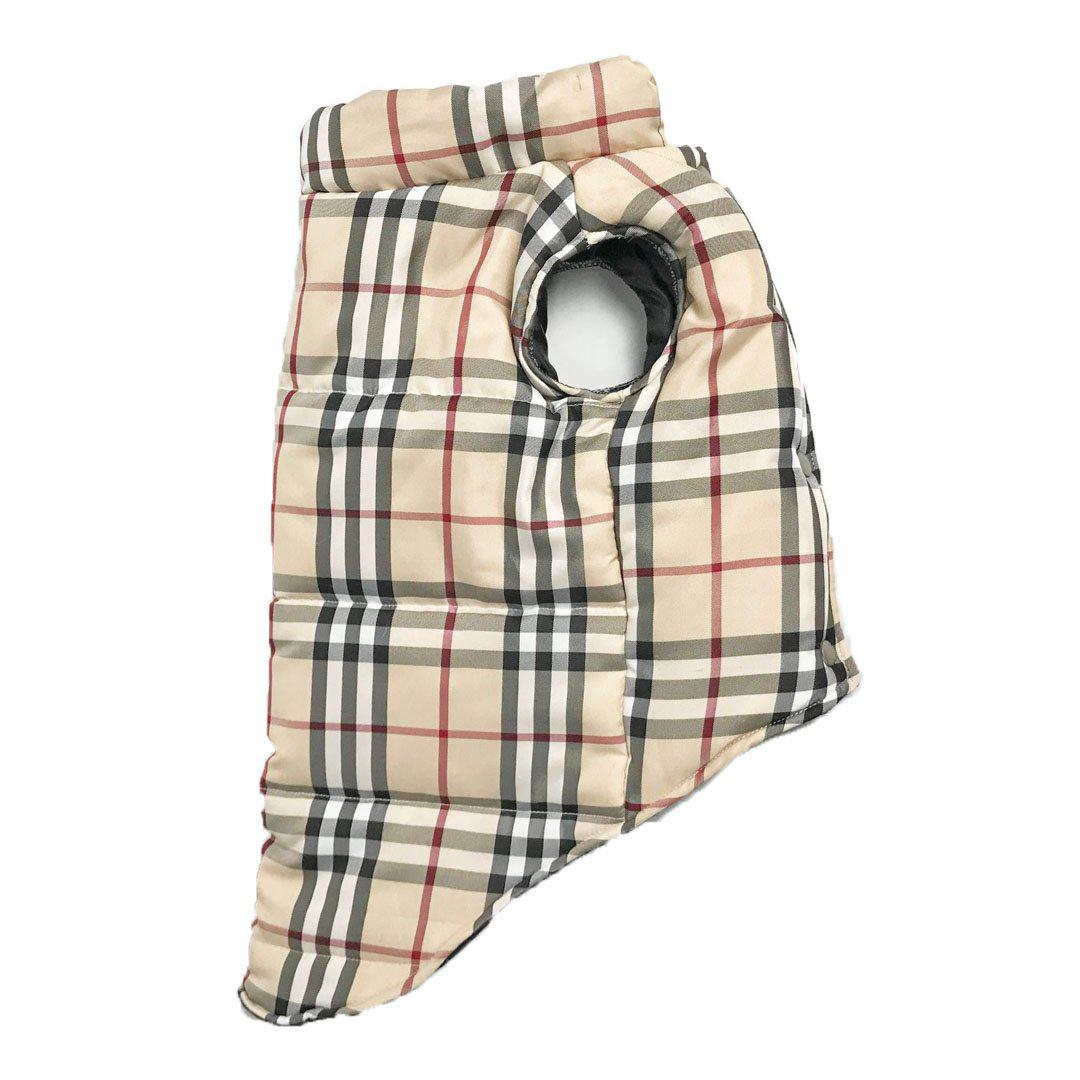 Furberry Puffer Vest Hype Pups designer dog clothes.