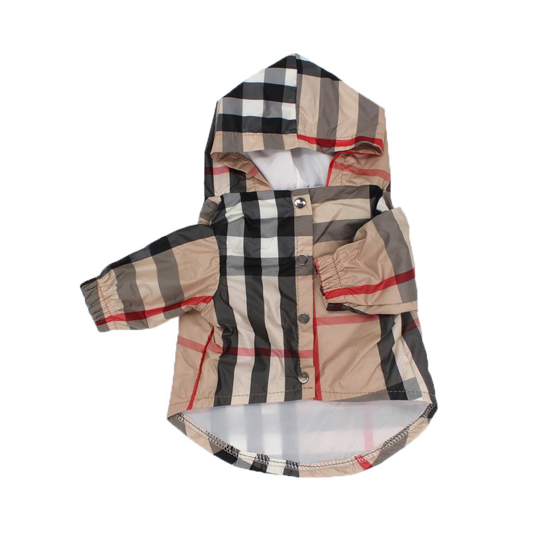 Furberry Spring Rain Jacket Hype Pups designer dog clothes.