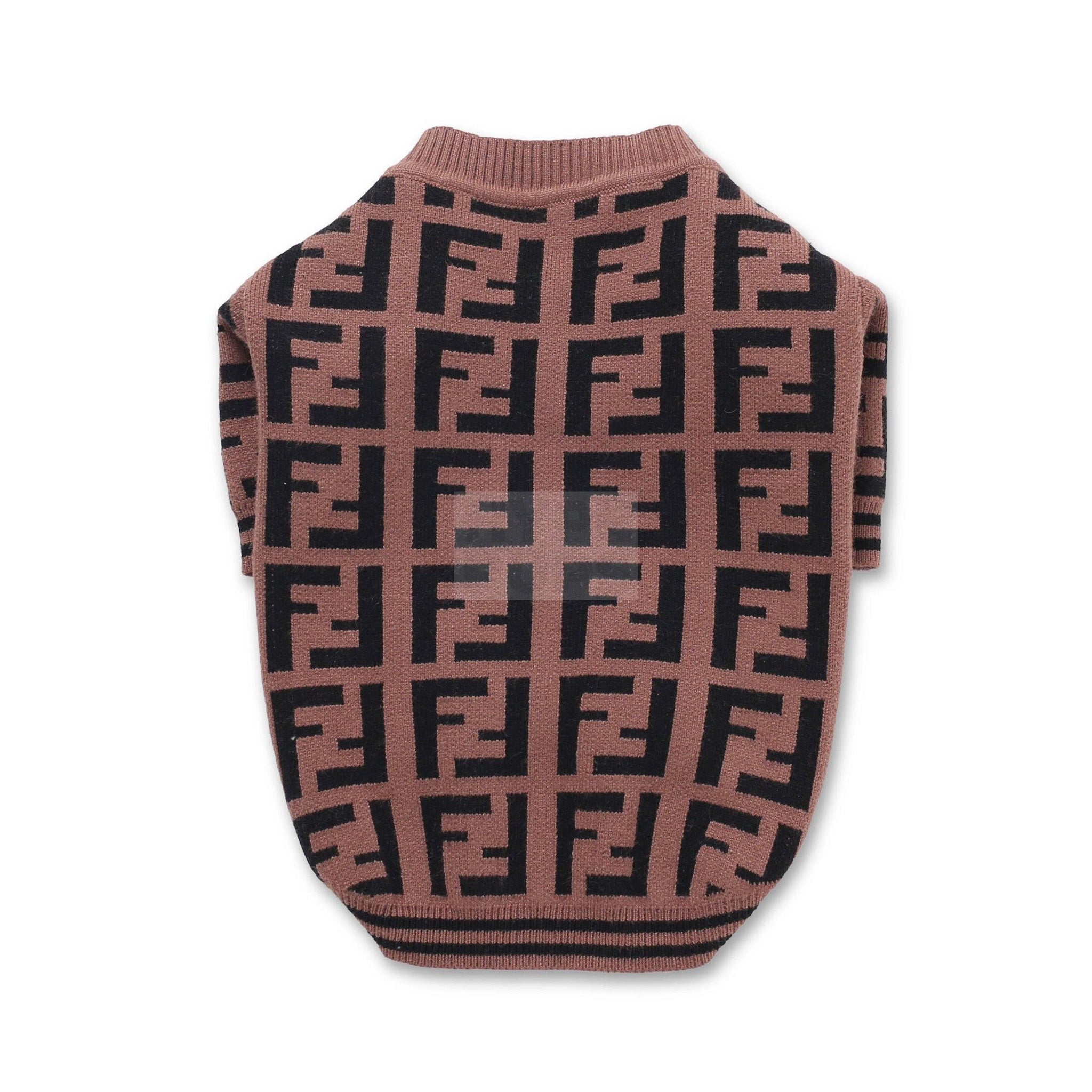 Furdi FF Knit Cardigan Hype Pups designer dog clothes.