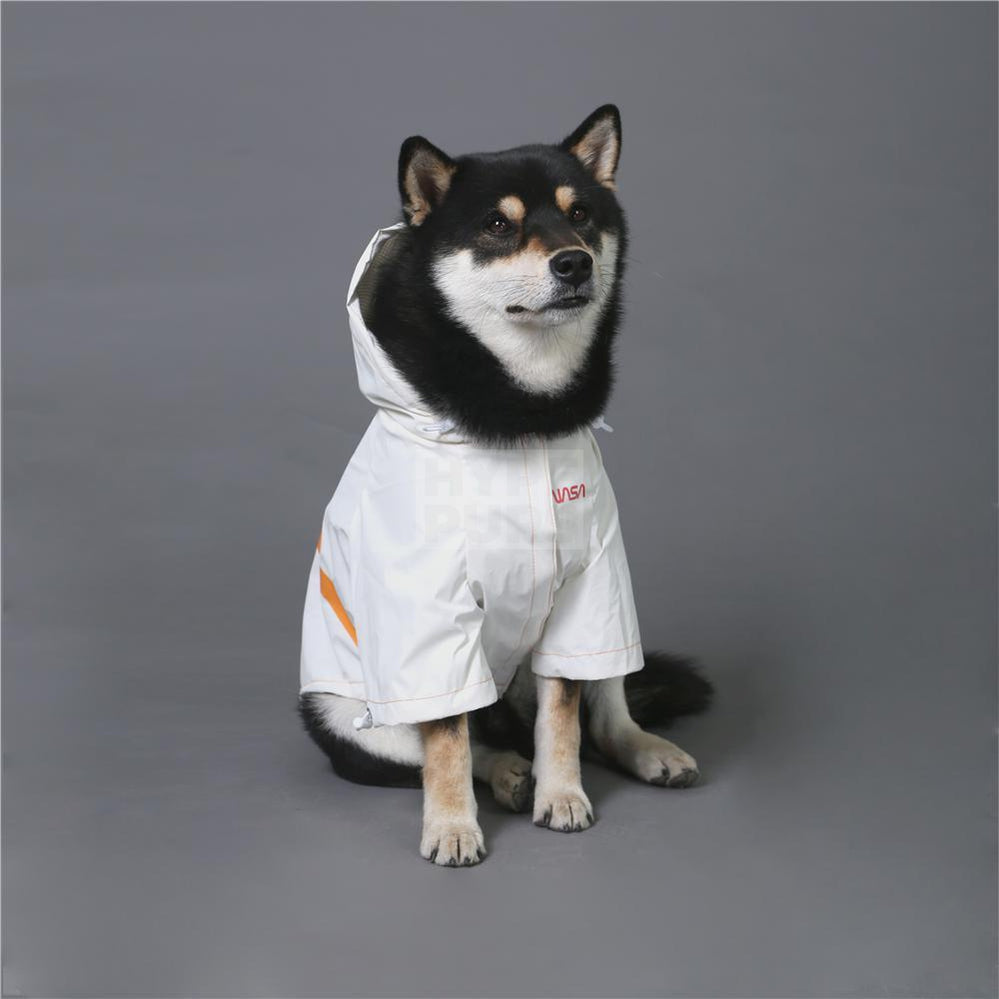 NASA 3M Reflective Windbreaker Hype Pups designer dog clothes.