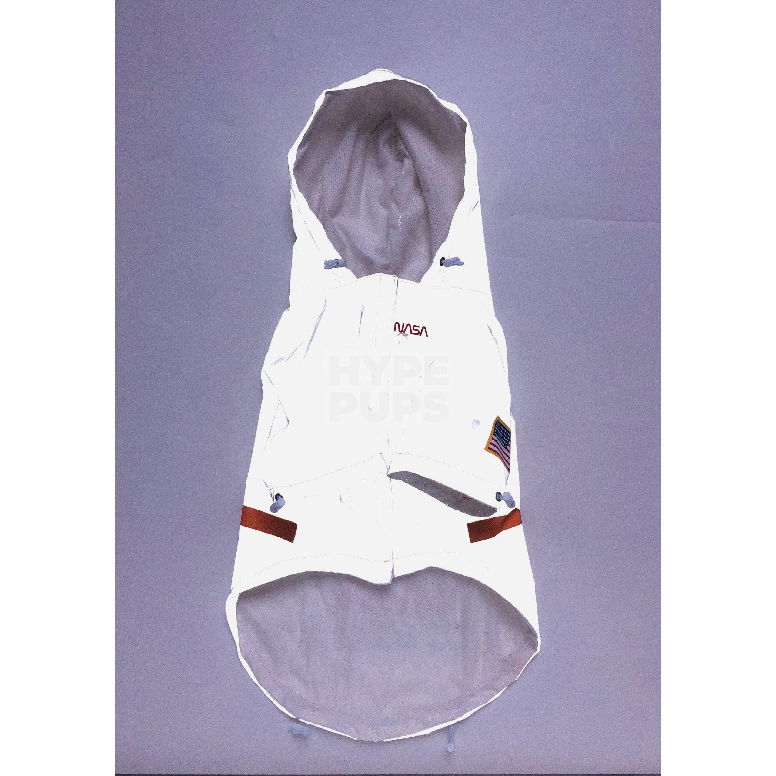 NASA 3M Reflective Windbreaker Hype Pups designer dog clothes.