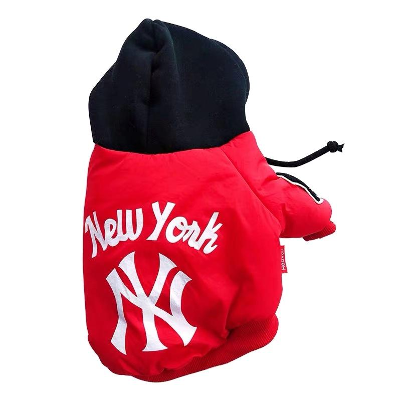 New York Yankees Dog Jacket Hype Pups designer dog clothes.