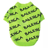 Pawlenciaga Knitted Sweater Hype Pups designer dog clothes.