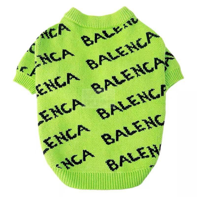 Pawlenciaga Knitted Sweater Hype Pups designer dog clothes.