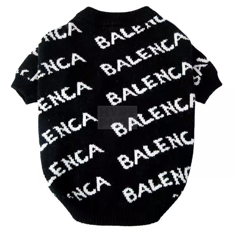 Pawlenciaga Knitted Sweater Hype Pups designer dog clothes.