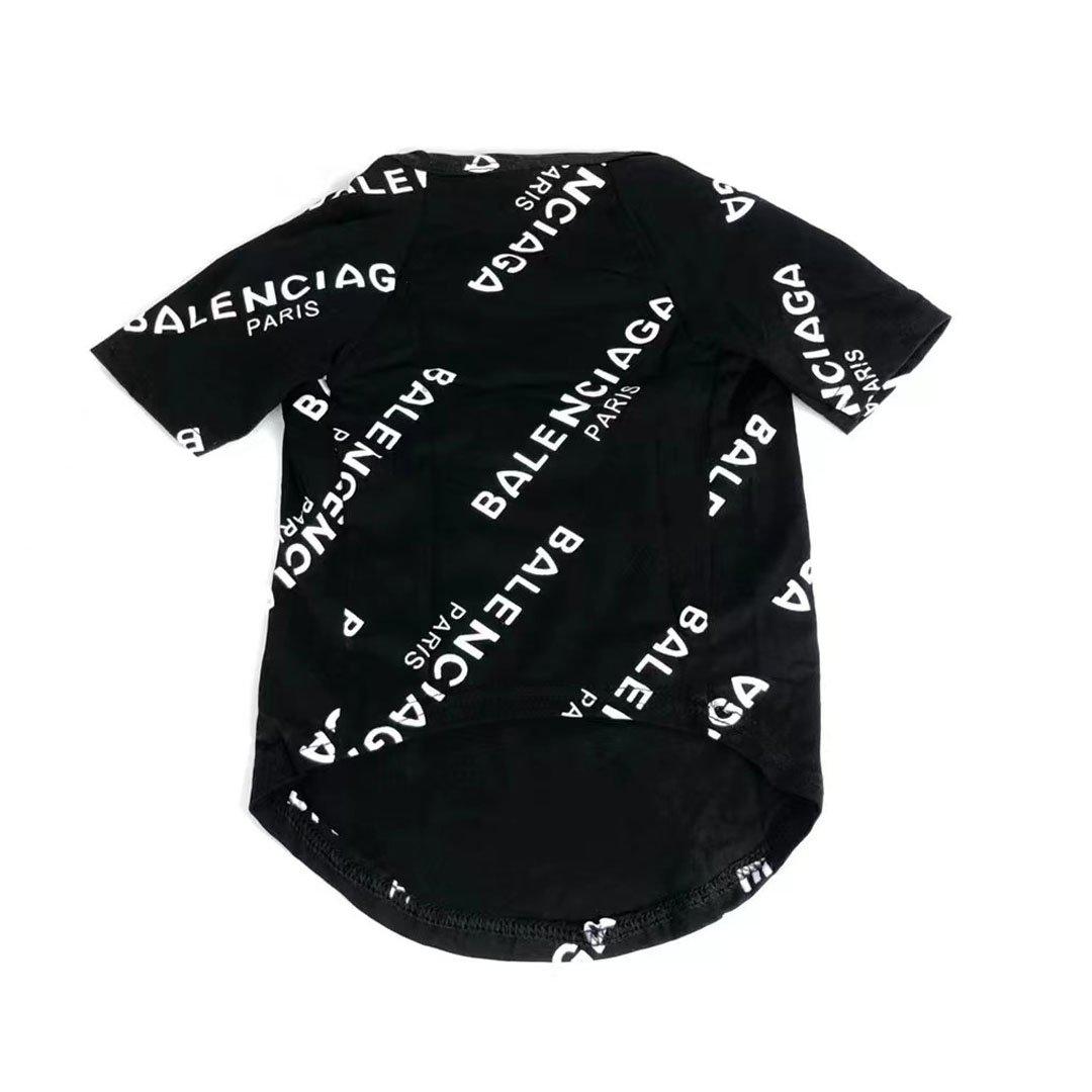 Pawlenciaga Logo Tee Hype Pups designer dog clothes.