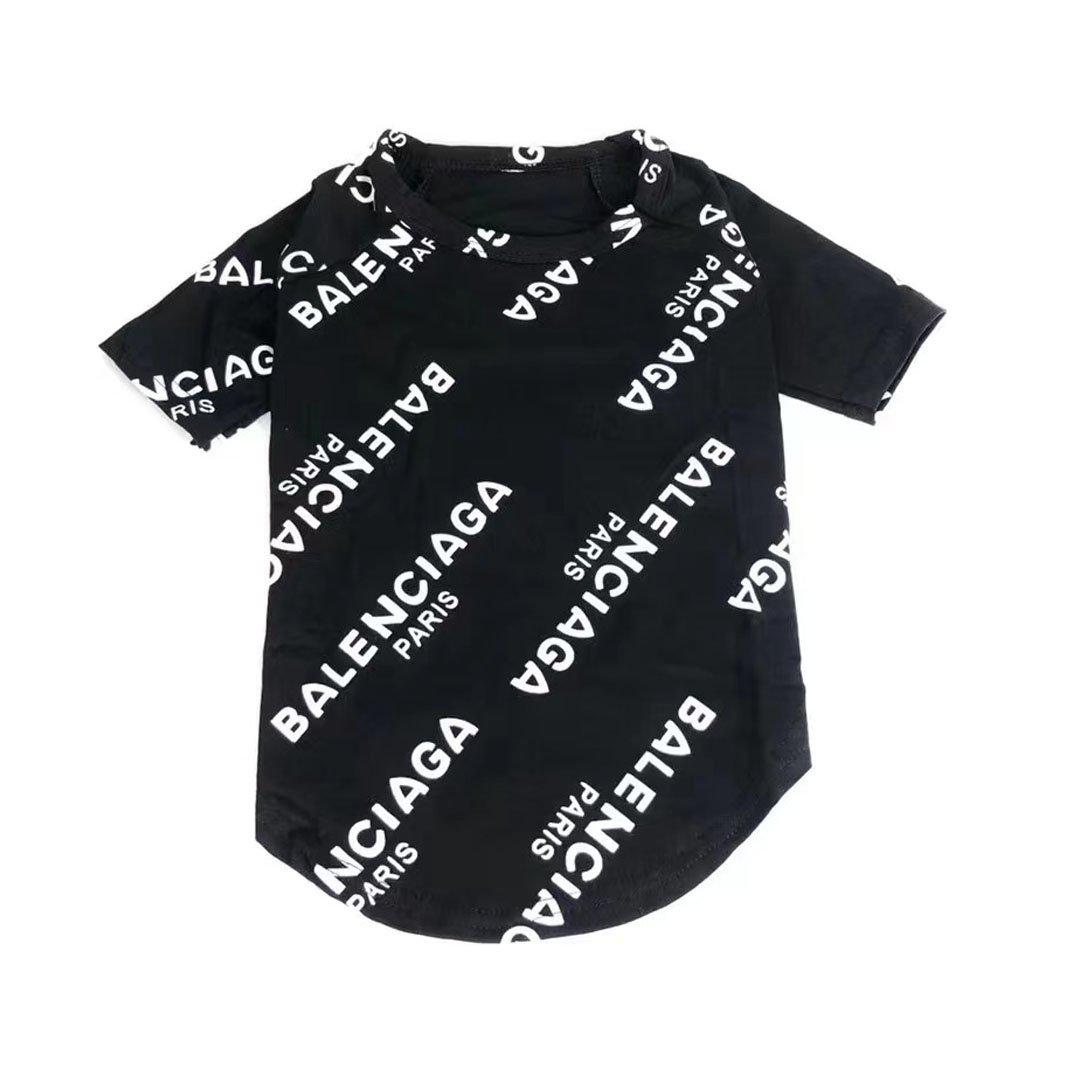 Pawlenciaga Logo Tee Hype Pups designer dog clothes.