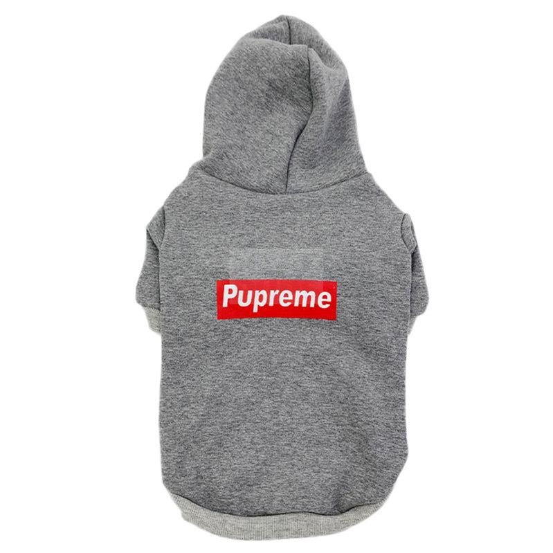 Pupreme Bogo Hoodie Hype Pups designer dog clothes.