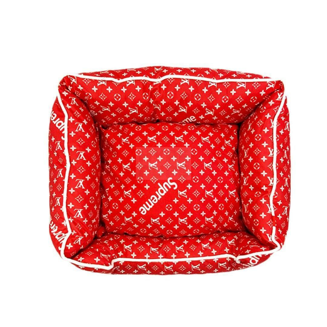 Pupreme x Chewy V Bed Hype Pups designer dog clothes.