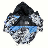 Pupreme x TDF Mountain Windbreaker Hype Pups designer dog clothes.