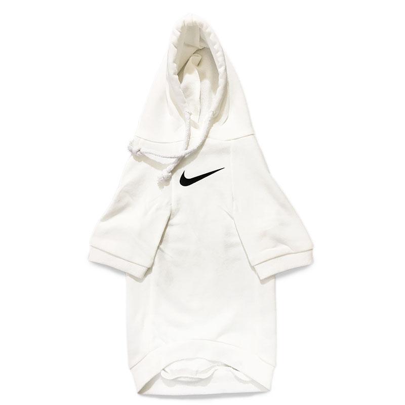 Swoosh Dog Hoodie Hype Pups designer dog clothes.