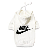 Swoosh Dog Hoodie Hype Pups designer dog clothes.