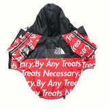 TDF By Any Treats Windbreaker Hype Pups designer dog clothes.